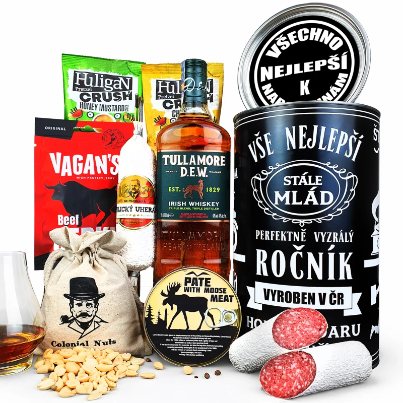 Dárkové balení pro muže s Tullamore Dew Whisky