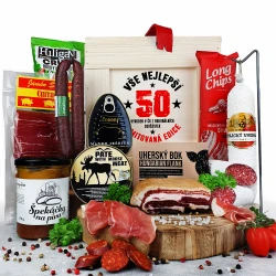 ✔️ Dárková bedna pro Gurmána | Originální dárkový koš pro muže