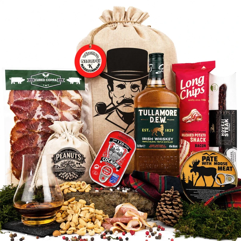Dárkový pytel s whisky Tullamoredew