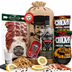 Dárkový pytel s Tequilou Salitos| Dárkové balení s tequilou Salitos