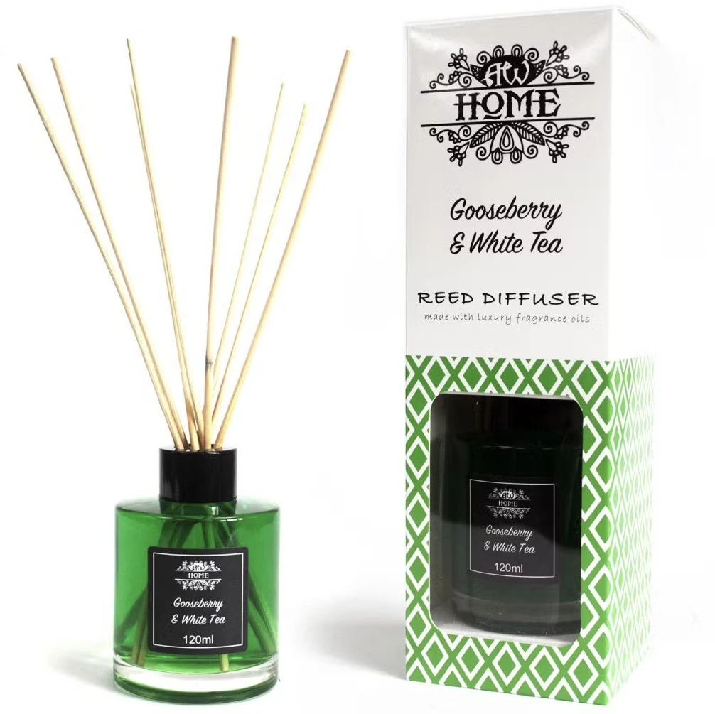 Domácí Vonný Difuzér -Angrešt a Bílý Čaj 120ml
